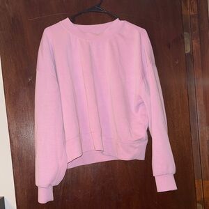 lululemon athletica Pink Logo Sweatshirt